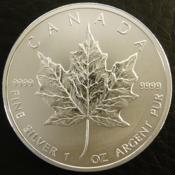 Maple Leaf 1 Unze Silber 2012