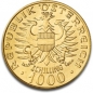 1000 Schilling Gold Babenberger Österreich Feingewicht 12,5 gr.