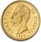 20 Lire Gold Italien Umberto , Vittorio 5,81 gr Feingewicht