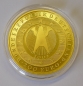 200 Euro Goldmünze 2002, Währungsunion Einführung des Euro, Prägestätte F