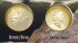 Canada on the Wing 50 Cent Two Coin Set 1995, Gray Jay und White-Tailed Ptarmigan