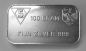Silberbarren 100 Gramm Schöne Edelmetalle B.V. Amsterdam