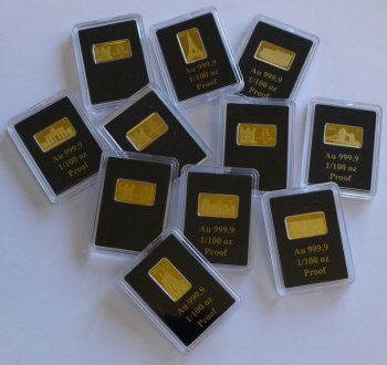 Goldbarren 1/100 Unze Gold, Fiji, Proof