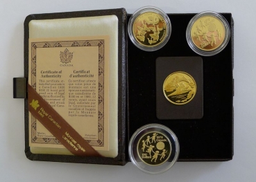 1/2 Unze Gold Kanada verschiedene Jahrgänge / Motive