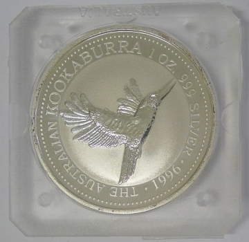 Australien Kookaburra 1 Unze Silber 1996