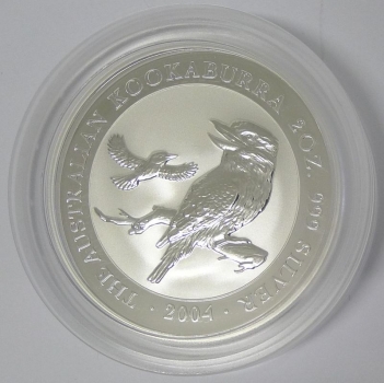 Australien Kookaburra 2 Unzen Silber 2004