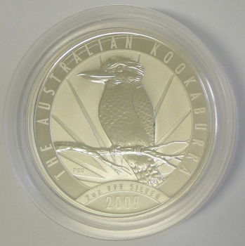 Australien Kookaburra 2 Unzen Silber 2009