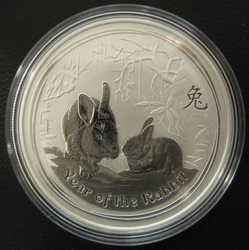 Australien Lunar II Hase 1/2 Oz Silber 2011
