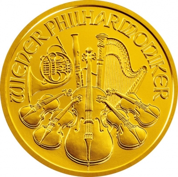 Philharmoniker 1 Unze Gold verschiedene Jahrgänge
