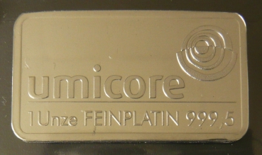 Platinbarren 1 Oz Platin verschiedene Hersteller,OVP