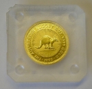 Australien Nugget Känguru 1/10 Unze Gold 1992