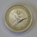 Australien Kookaburra 1 Unze Silber 1996 Privy Mark Swan River