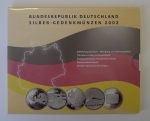 10 Euro Silber-Gedenkmünzenset 2002 im Originalblister