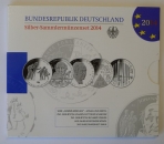 10 Euro Silber-Gedenkmünzenset 2014 im Originalblister