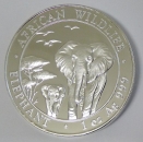 Somalia 1 Unze Silber Elefant 2015