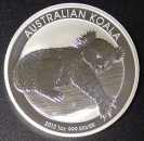 Australien Koala 1 Unze Silber 2012