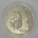China Panda 1 Unze Silber 2001