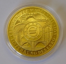 200 Euro Goldmünze 2002, Währungsunion Einführung des Euro, Prägestätte F
