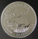 Kanada Elch 1 Unze Silber 2012