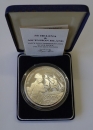 25 Pfund, 5 Oz Silber 1986, St. Helena & Ascension, 165. Todestag Napoléon Bonaparte