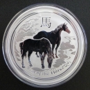 Australien Lunar II Pferd 1 Oz Silber 2014
