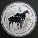 Australien Lunar II Pferd 1/2 Oz Silber 2014