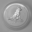 AUSTRALIEN LUNAR I HUND 5 Oz SILBER 2006