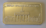 Silberbarren 1 Unze, Berlin Brandenburger Tor, Degussa