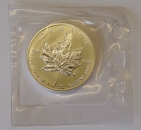 Maple Leaf 1 Unze Silber 1990