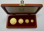 Philharmoniker Gold-Set 2002, 1/10, 1/4, 1/2, 1Oz, 1,85 Oz Gold gesamt