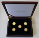 100 Euro Gold 1/2 Unze Trier 2009 Komplettsatz alle 5 Prägestätten