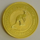 Australien Nugget Känguru 1 Unze Gold 1995