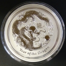 Australien Lunar II Drache 1/2 Oz Silber 2012
