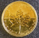 Maple Leaf 1/10 Unze Gold verschiedene Jahrgänge