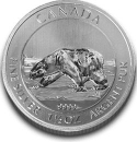 Kanada Polarbär 1 1/2 Unzen Silber 2013