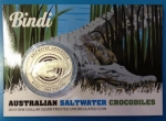 Australien Salzwasser Krokodil "Bindi" 1 Unze Silber 2013